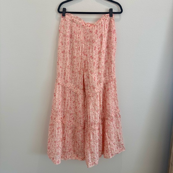 Free People Pink Floral Emmaline Pants - Picture 4 of 7
